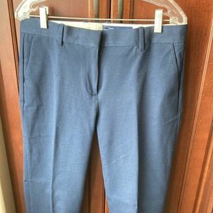 Gap Bi-stretch True Straight Navy Pants Size 8R NWOT